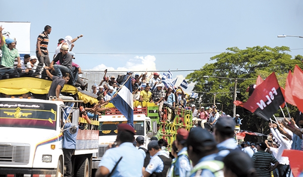 Managua: Marcha de Campesinos
