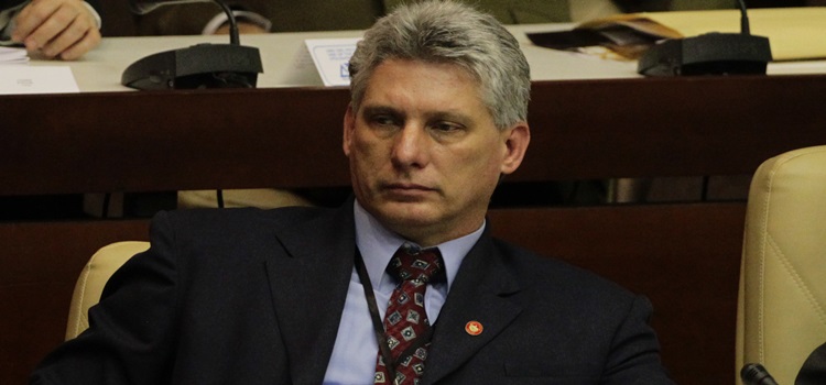 Newly elected Cuban Vice President Diaz-Canel attends closing session of National Assembly of Peoples Power in Havana